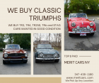 1967 Triumph GT6 Mk1 — Rare Early Fastback Good Driver 